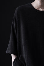 Load image into Gallery viewer, DEFORMATER.® OVER SIZED TOPS / DOUBLE SIDED SOFT PILE (BLACK)
