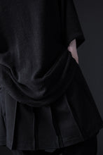 画像をギャラリービューアに読み込む, DEFORMATER.® OVER SIZED TOPS / DOUBLE SIDED SOFT PILE (BLACK)
