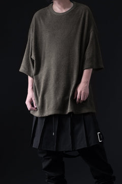 画像をギャラリービューアに読み込む, DEFORMATER.® OVER SIZED TOPS / DOUBLE SIDED SOFT PILE (KHAKI)