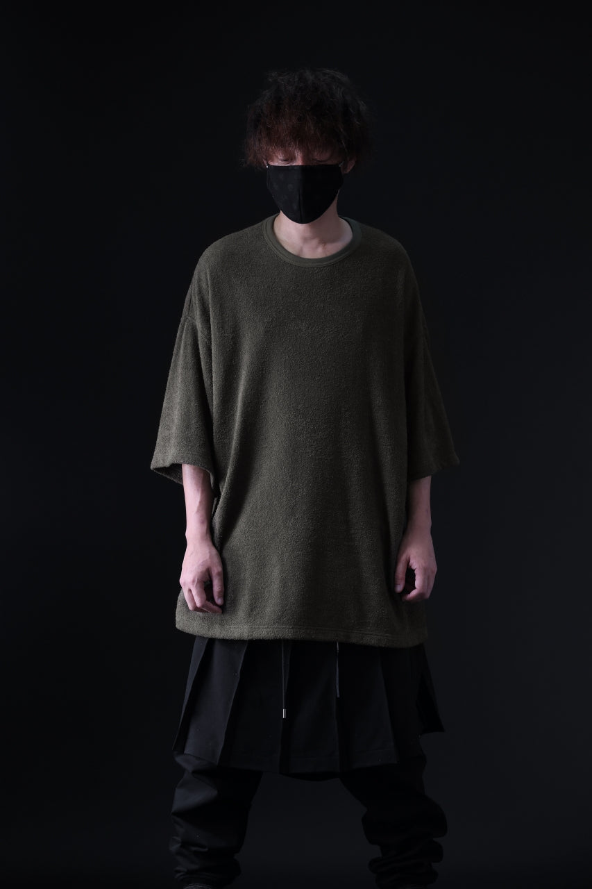 画像をギャラリービューアに読み込む, DEFORMATER.® OVER SIZED TOPS / DOUBLE SIDED SOFT PILE (KHAKI)