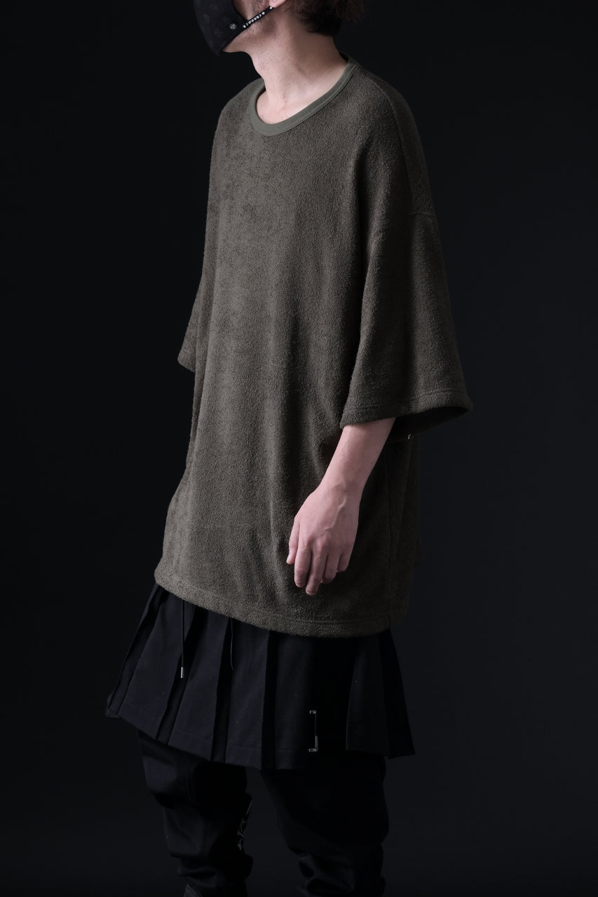 画像をギャラリービューアに読み込む, DEFORMATER.® OVER SIZED TOPS / DOUBLE SIDED SOFT PILE (KHAKI)