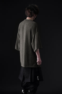 画像をギャラリービューアに読み込む, DEFORMATER.® OVER SIZED TOPS / DOUBLE SIDED SOFT PILE (KHAKI)