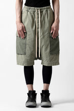 Load image into Gallery viewer, ISAMU KATAYAMA BACKLASH SARROUEL SHORTS / STONE WASHED USA-COTTON (KHAKI)