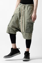 Load image into Gallery viewer, ISAMU KATAYAMA BACKLASH SARROUEL SHORTS / STONE WASHED USA-COTTON (KHAKI)