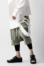 Load image into Gallery viewer, ISAMU KATAYAMA BACKLASH SARROUEL SHORTS / STONE WASHED USA-COTTON (KHAKI)