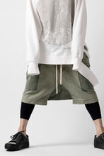 Load image into Gallery viewer, ISAMU KATAYAMA BACKLASH SARROUEL SHORTS / STONE WASHED USA-COTTON (KHAKI)