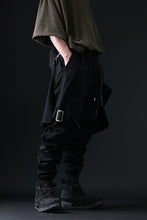 画像をギャラリービューアに読み込む, mastermind JAPAN BONDAGE SLIM TROUSERS / MEDIUM C-JERSEY STRETCH (BLACK)