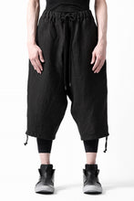 Load image into Gallery viewer, ISAMU KATAYAMA BACKLASH EASY SHORTS / SOFT LINEN (BLACK)