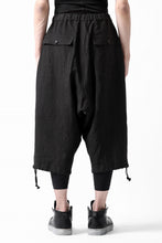 Load image into Gallery viewer, ISAMU KATAYAMA BACKLASH EASY SHORTS / SOFT LINEN (BLACK)