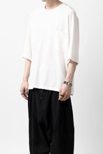Load image into Gallery viewer, KLASICA WIDE BODY PAPER 3/4 SLEEVE TEE / DRY TWILL JERSEY (ECRU)