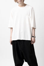 Load image into Gallery viewer, KLASICA WIDE BODY PAPER 3/4 SLEEVE TEE / DRY TWILL JERSEY (ECRU)