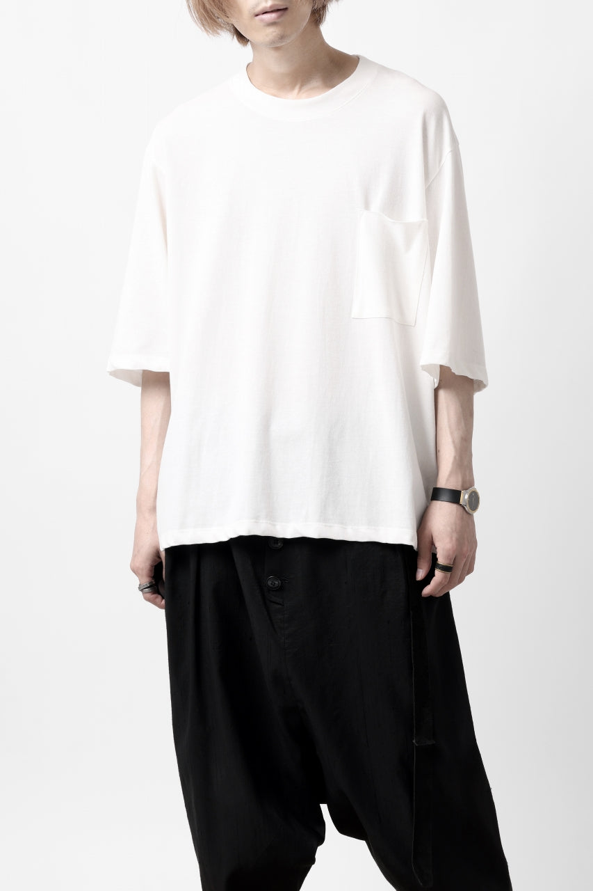 Load image into Gallery viewer, KLASICA WIDE BODY PAPER 3/4 SLEEVE TEE / DRY TWILL JERSEY (ECRU)