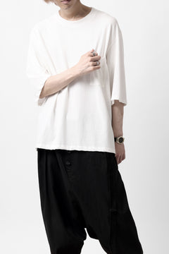 画像をギャラリービューアに読み込む, KLASICA WIDE BODY PAPER 3/4 SLEEVE TEE / DRY TWILL JERSEY (ECRU)