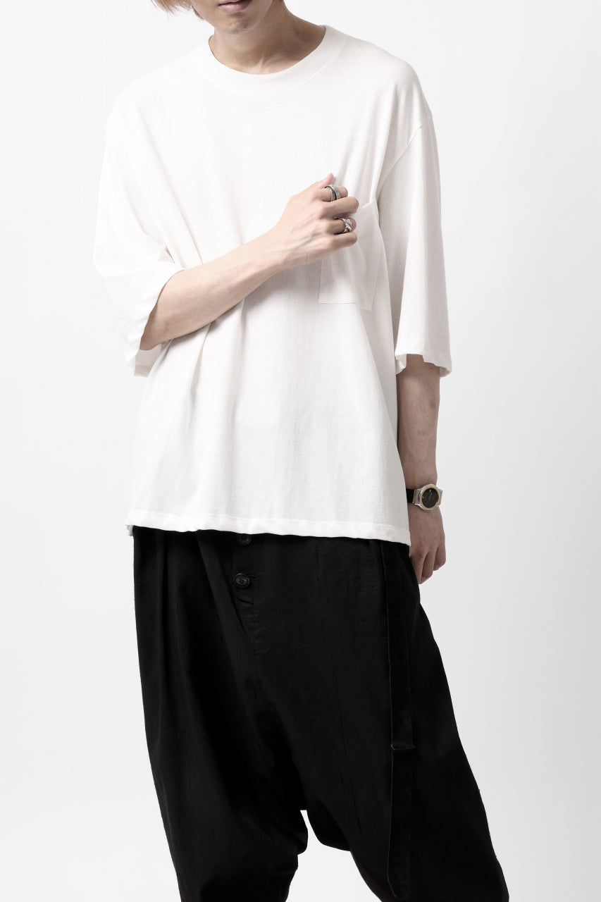 Load image into Gallery viewer, KLASICA WIDE BODY PAPER 3/4 SLEEVE TEE / DRY TWILL JERSEY (ECRU)