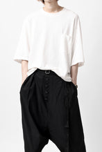 Load image into Gallery viewer, KLASICA WIDE BODY PAPER 3/4 SLEEVE TEE / DRY TWILL JERSEY (ECRU)