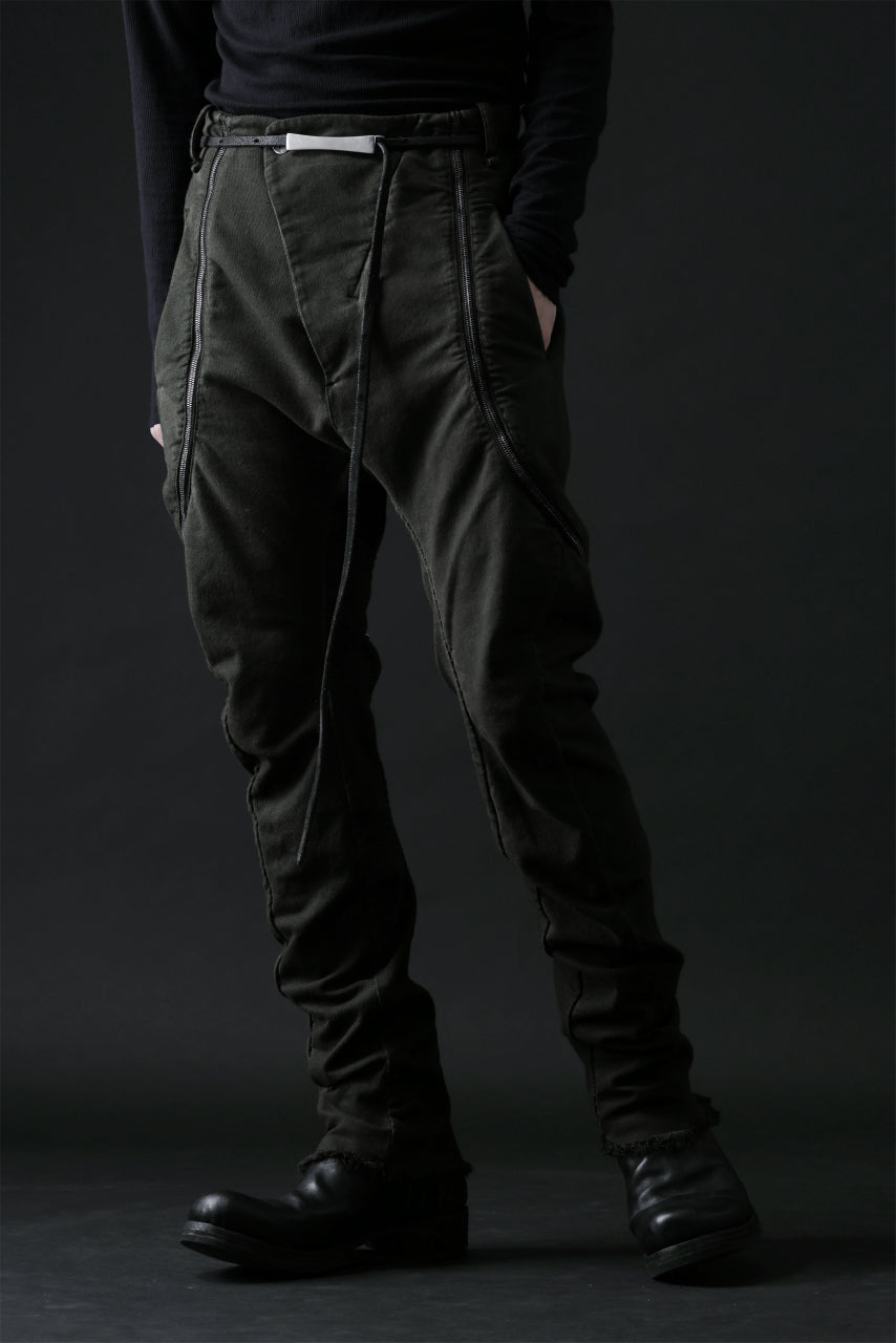 画像をギャラリービューアに読み込む, masnada ICONIC ZIP PANTS / STRETCH REPURPOSED COTTON (LEGION)