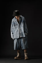 Load image into Gallery viewer, mastermind WORLD LIGHT OZ SELVEDGE DENIM SHIRT / SPECIAL WATER REPELLENT (INDIGO)
