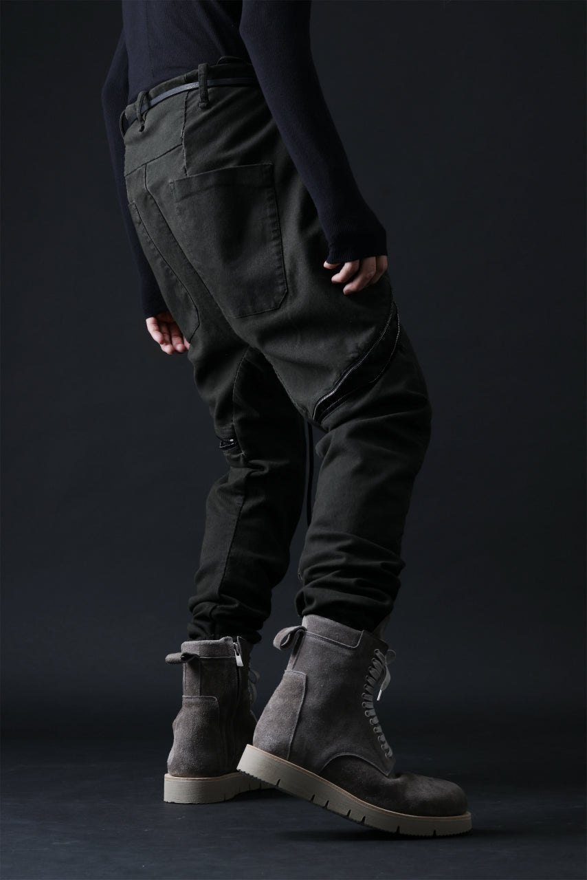 画像をギャラリービューアに読み込む, masnada ICONIC ZIP PANTS / STRETCH REPURPOSED COTTON (LEGION)
