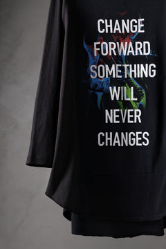 画像をギャラリービューアに読み込む, CHANGES VINTAGE REMAKE MULTI PANEL THREE-QUARTER SLEEVE TEE (MULTI #B)