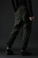 画像をギャラリービューアに読み込む, masnada LATERAL ZIP BAGGY PANTS / STRETCH REPURPOSED COTTON (LEGION)
