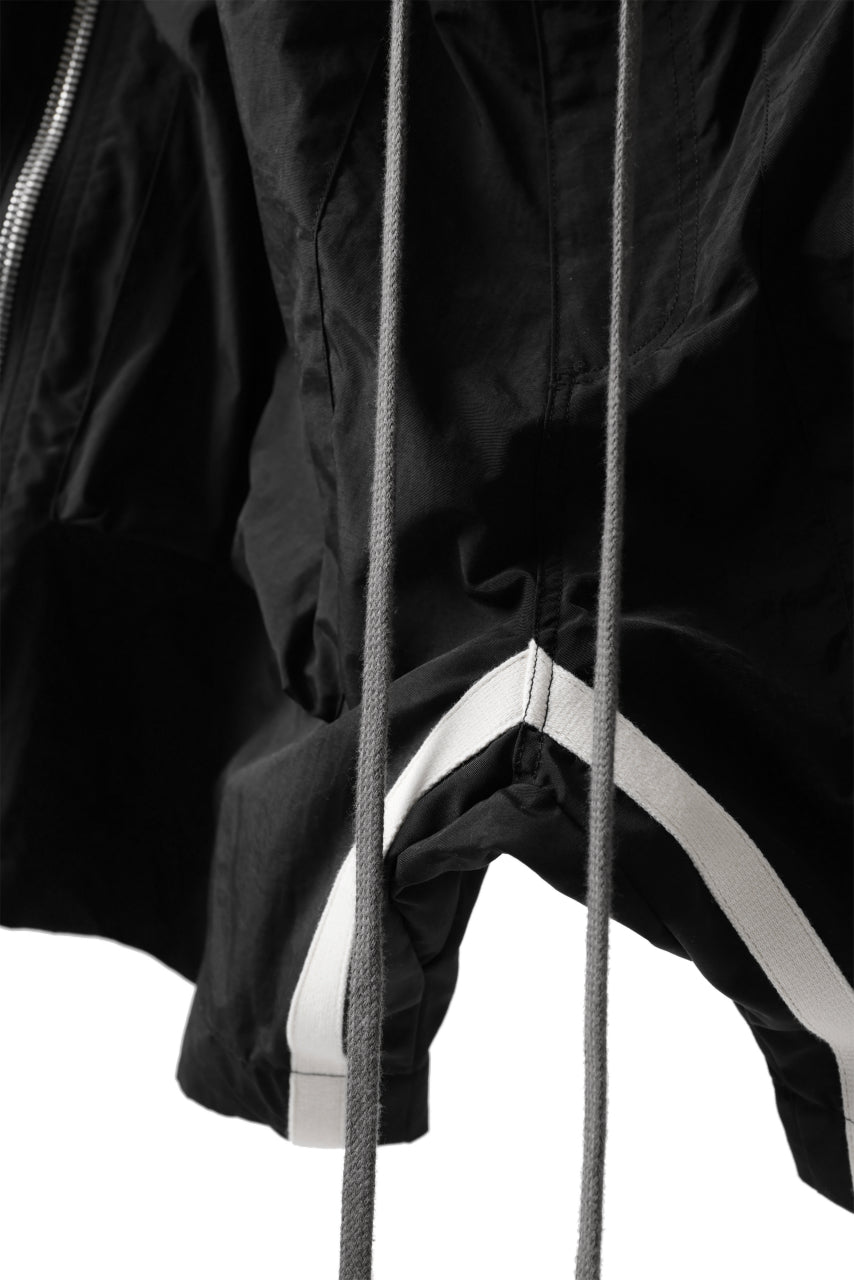 画像をギャラリービューアに読み込む, A.F ARTEFACT -INLINE- SIDE FASTNER SHORTS (BLACK)