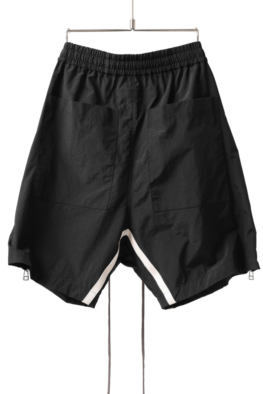 画像をギャラリービューアに読み込む, A.F ARTEFACT -INLINE- SIDE FASTNER SHORTS (BLACK)