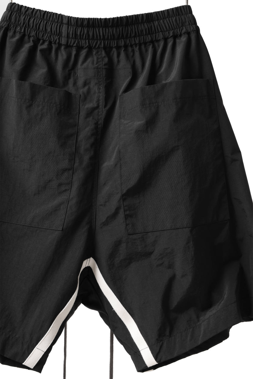 画像をギャラリービューアに読み込む, A.F ARTEFACT -INLINE- SIDE FASTNER SHORTS (BLACK)