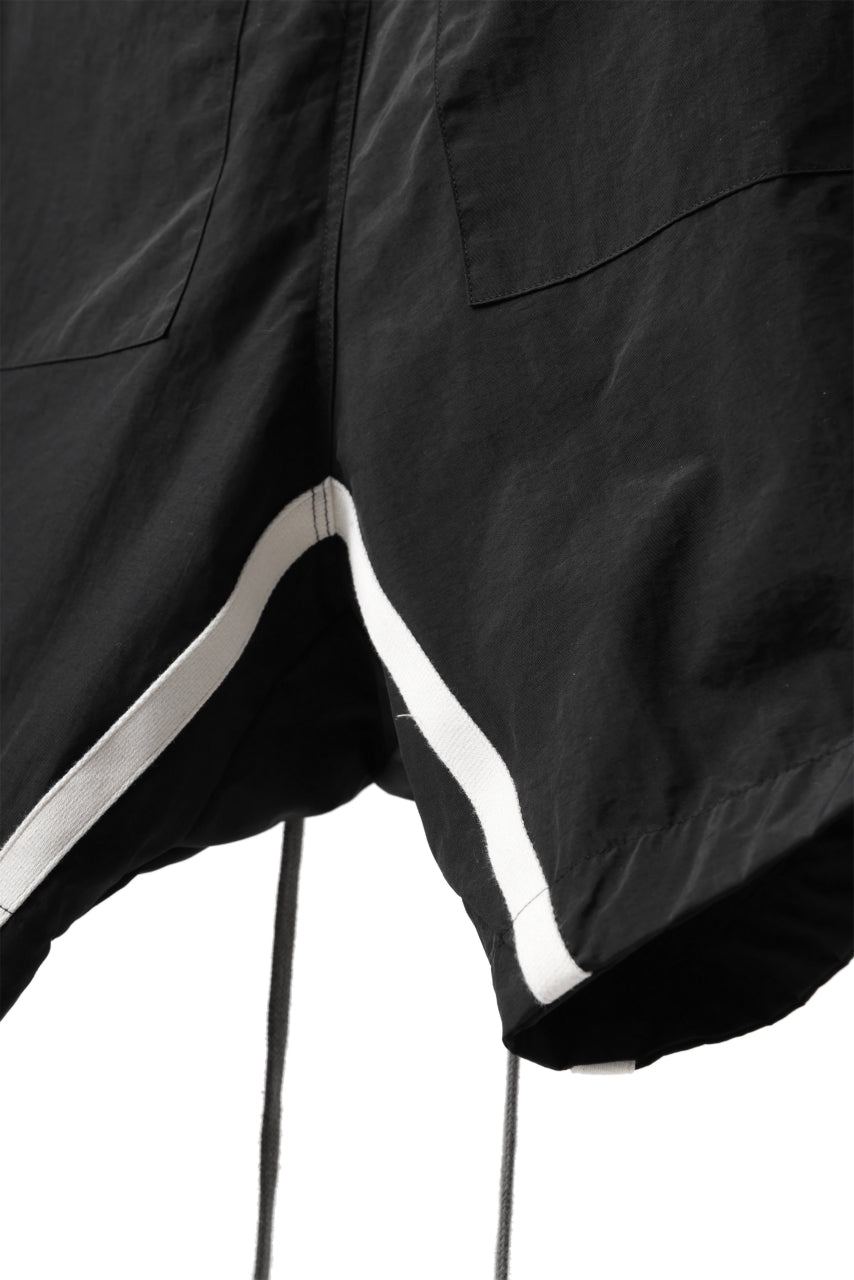 画像をギャラリービューアに読み込む, A.F ARTEFACT -INLINE- SIDE FASTNER SHORTS (BLACK)