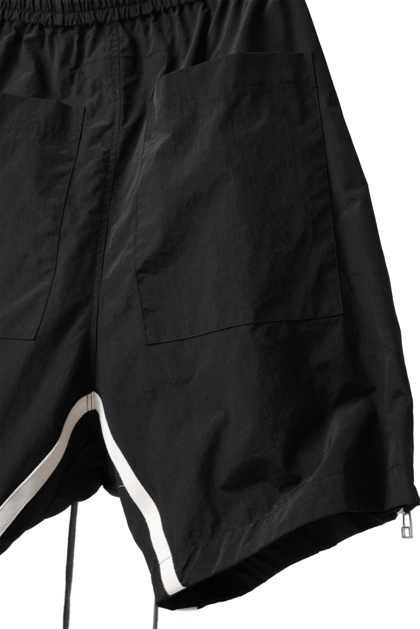 画像をギャラリービューアに読み込む, A.F ARTEFACT -INLINE- SIDE FASTNER SHORTS (BLACK)
