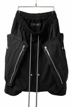画像をギャラリービューアに読み込む, A.F ARTEFACT RECTANGLE BOX SARROUEL CARGO SHORTS (BLACK)