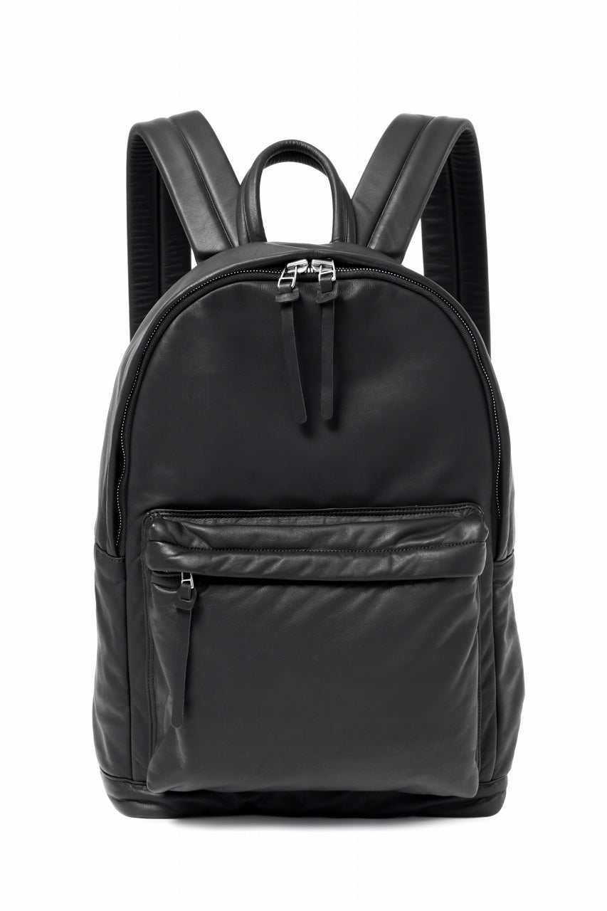 Load image into Gallery viewer, ISAMU KATAYAMA BACKLASH DRAWSTRING BACKPACK / MONOCHROME LUXURY STEER (BLACK)