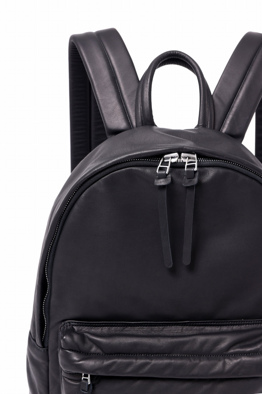 Load image into Gallery viewer, ISAMU KATAYAMA BACKLASH DRAWSTRING BACKPACK / MONOCHROME LUXURY STEER (BLACK)
