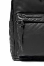 Load image into Gallery viewer, ISAMU KATAYAMA BACKLASH DRAWSTRING BACKPACK / MONOCHROME LUXURY STEER (BLACK)