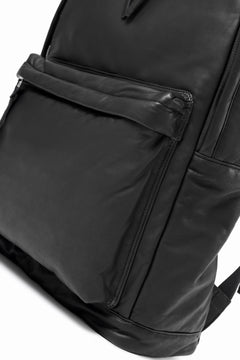 Load image into Gallery viewer, ISAMU KATAYAMA BACKLASH DRAWSTRING BACKPACK / MONOCHROME LUXURY STEER (BLACK)