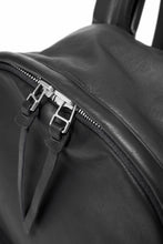 Load image into Gallery viewer, ISAMU KATAYAMA BACKLASH DRAWSTRING BACKPACK / MONOCHROME LUXURY STEER (BLACK)