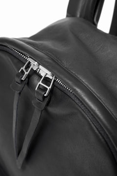 Load image into Gallery viewer, ISAMU KATAYAMA BACKLASH DRAWSTRING BACKPACK / MONOCHROME LUXURY STEER (BLACK)