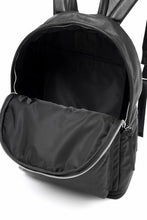 Load image into Gallery viewer, ISAMU KATAYAMA BACKLASH DRAWSTRING BACKPACK / MONOCHROME LUXURY STEER (BLACK)