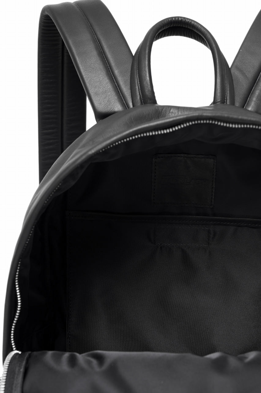 Load image into Gallery viewer, ISAMU KATAYAMA BACKLASH DRAWSTRING BACKPACK / MONOCHROME LUXURY STEER (BLACK)