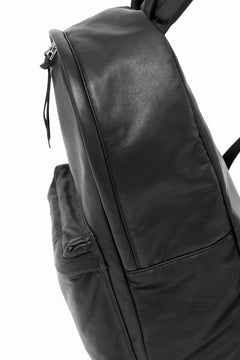 Load image into Gallery viewer, ISAMU KATAYAMA BACKLASH DRAWSTRING BACKPACK / MONOCHROME LUXURY STEER (BLACK)