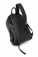 Load image into Gallery viewer, ISAMU KATAYAMA BACKLASH DRAWSTRING BACKPACK / MONOCHROME LUXURY STEER (BLACK)