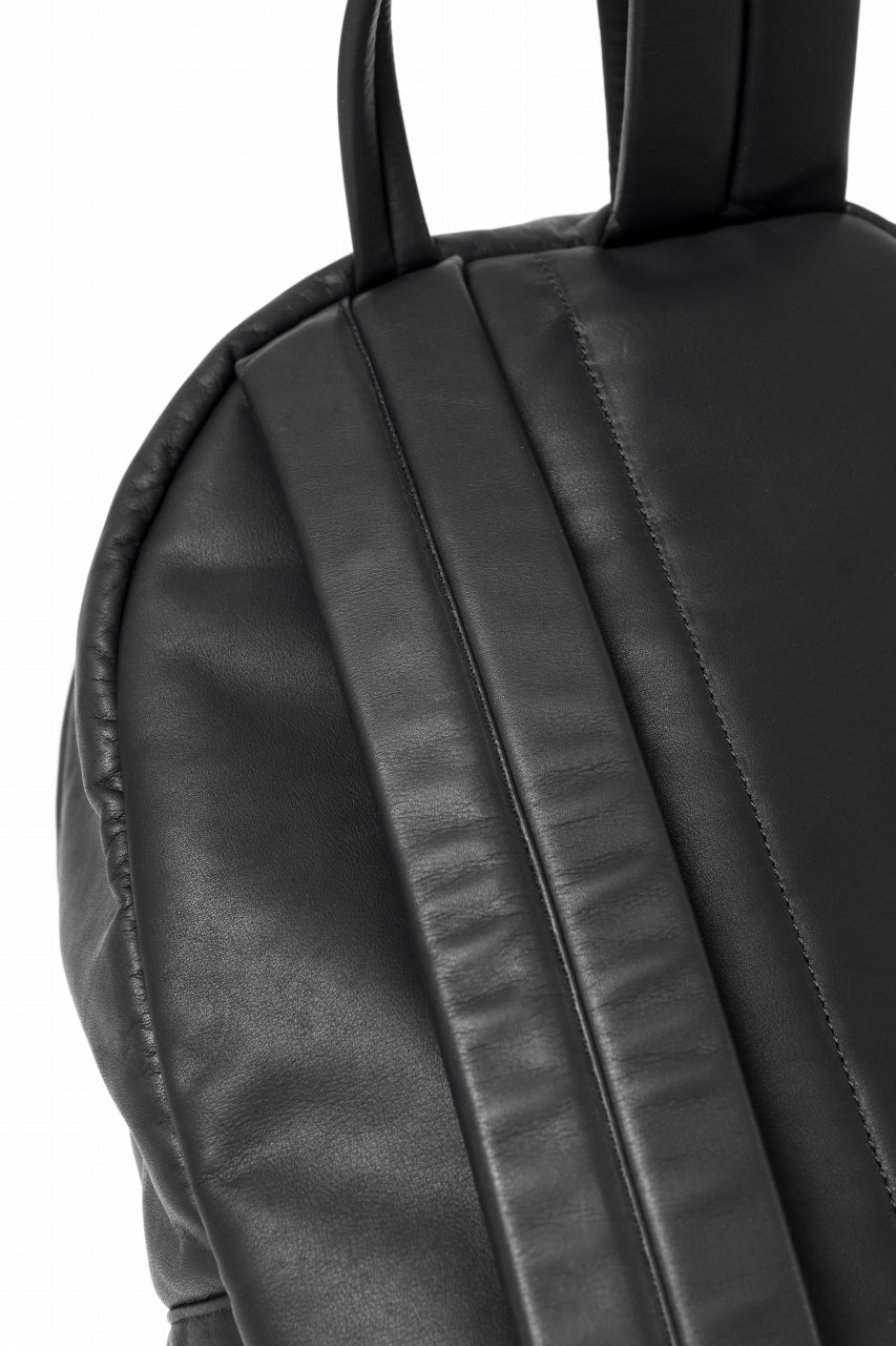 Load image into Gallery viewer, ISAMU KATAYAMA BACKLASH DRAWSTRING BACKPACK / MONOCHROME LUXURY STEER (BLACK)