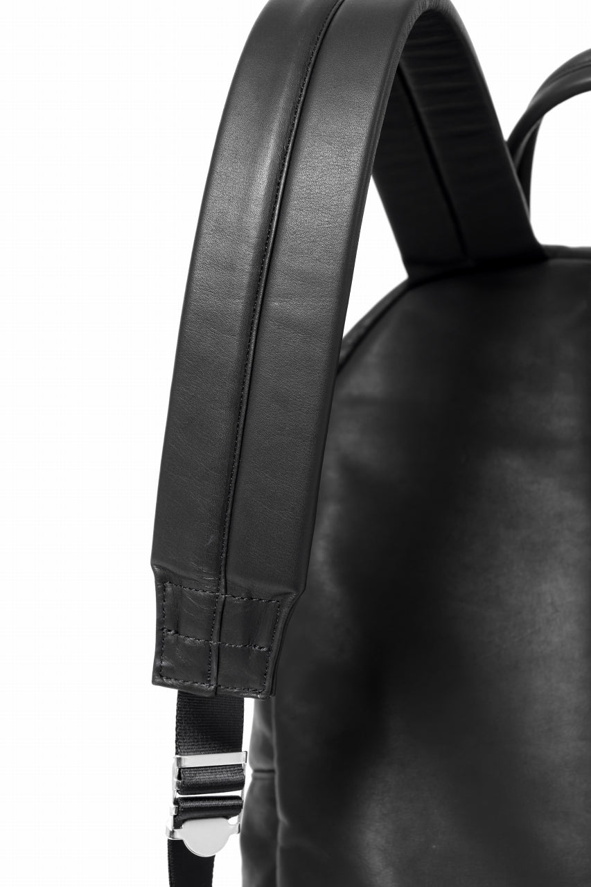 Load image into Gallery viewer, ISAMU KATAYAMA BACKLASH DRAWSTRING BACKPACK / MONOCHROME LUXURY STEER (BLACK)