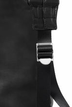 Load image into Gallery viewer, ISAMU KATAYAMA BACKLASH DRAWSTRING BACKPACK / MONOCHROME LUXURY STEER (BLACK)