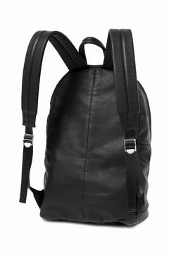 Load image into Gallery viewer, ISAMU KATAYAMA BACKLASH DRAWSTRING BACKPACK / MONOCHROME LUXURY STEER (BLACK)