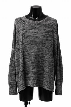 画像をギャラリービューアに読み込む, KLASICA ATTACHED LOOSE KNIT PULLOVER / ORG MIX 6PLY FOR 5G LICO (MIX)