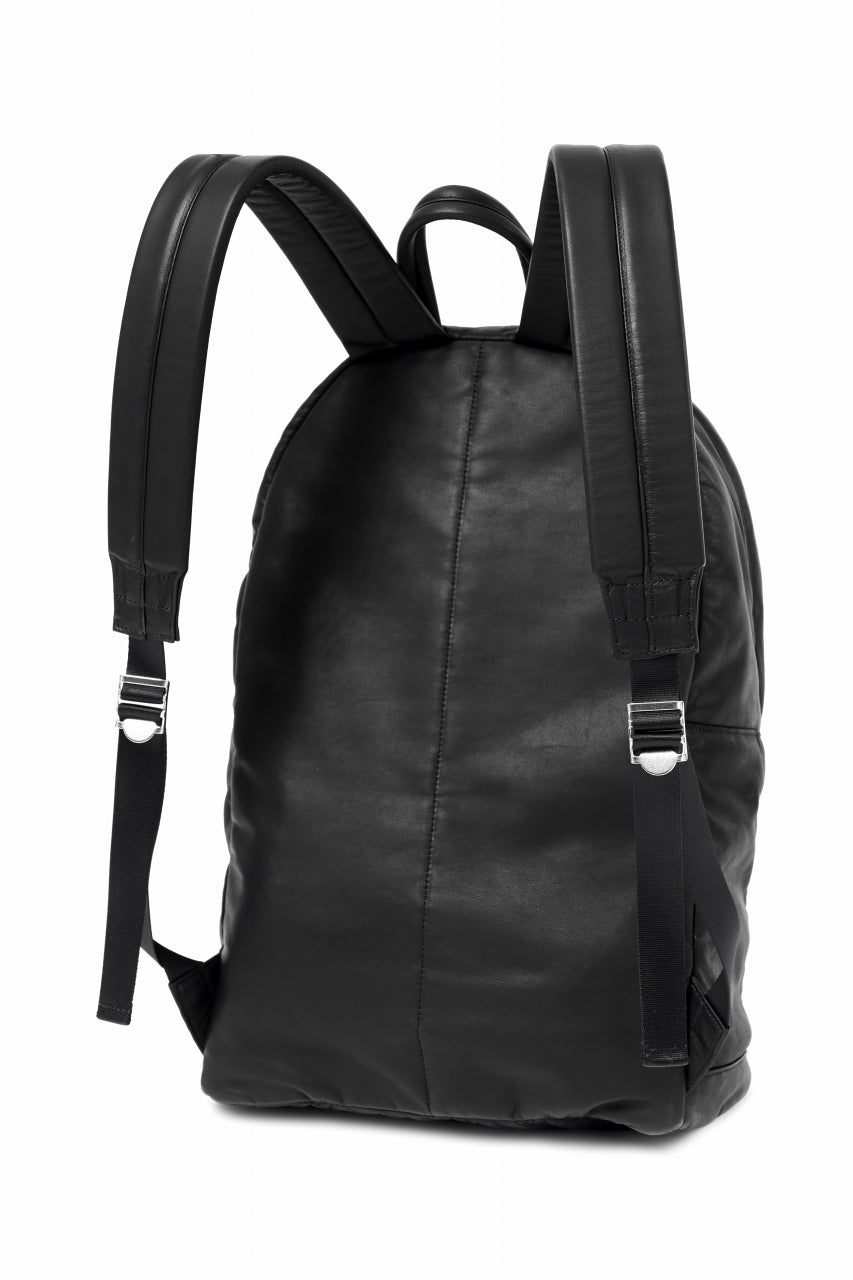 Load image into Gallery viewer, ISAMU KATAYAMA BACKLASH DRAWSTRING BACKPACK / MONOCHROME LUXURY STEER (BLACK)
