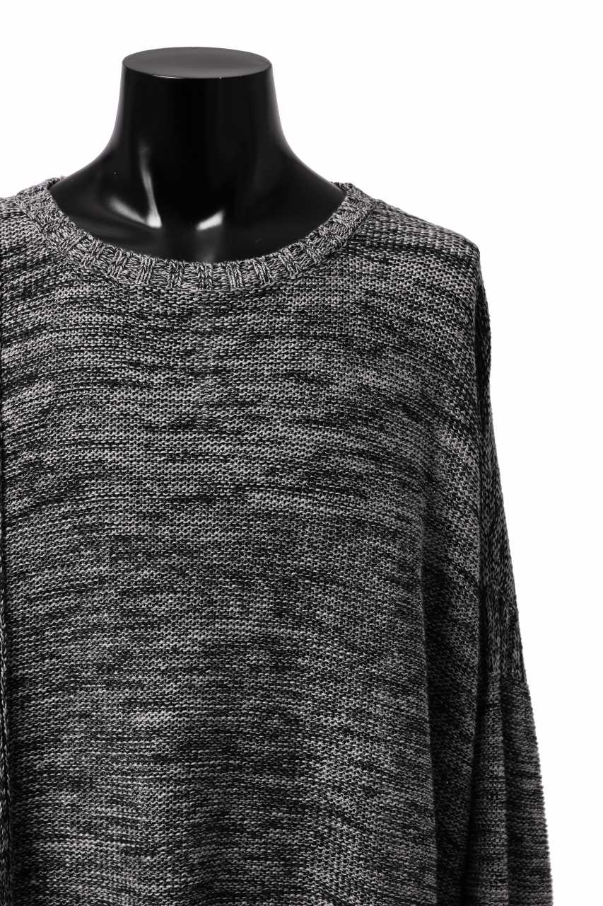 画像をギャラリービューアに読み込む, KLASICA ATTACHED LOOSE KNIT PULLOVER / ORG MIX 6PLY FOR 5G LICO (MIX)