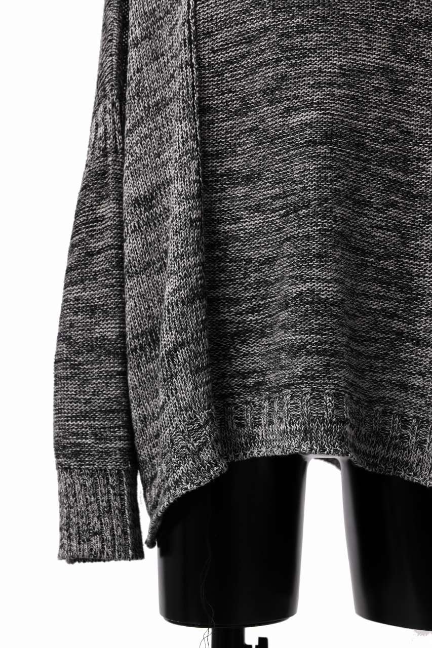 画像をギャラリービューアに読み込む, KLASICA ATTACHED LOOSE KNIT PULLOVER / ORG MIX 6PLY FOR 5G LICO (MIX)