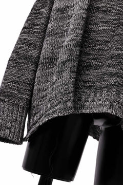 画像をギャラリービューアに読み込む, KLASICA ATTACHED LOOSE KNIT PULLOVER / ORG MIX 6PLY FOR 5G LICO (MIX)