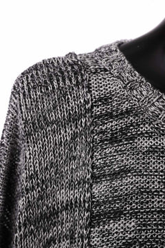 画像をギャラリービューアに読み込む, KLASICA ATTACHED LOOSE KNIT PULLOVER / ORG MIX 6PLY FOR 5G LICO (MIX)